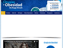 Tablet Screenshot of obesidadycirugias.cl